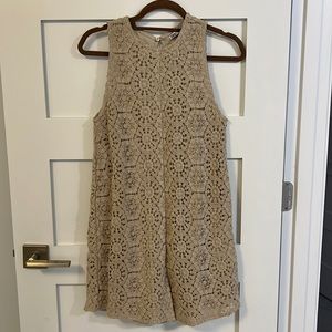 ZARA crochet jumpsuit